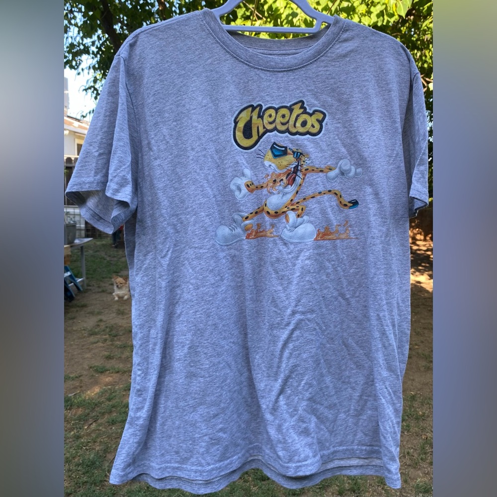 Hot Topic Gray Cheetos Graphic Tee